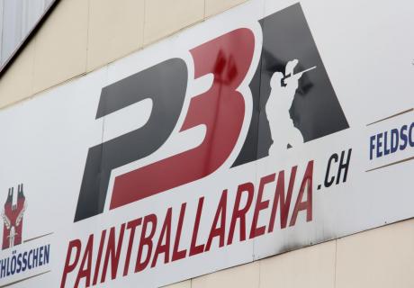 weiter ging's zur Paintball Arena